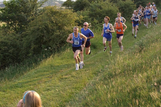 A scene from the Penshaw Hill Race in 2003. Did you take part?