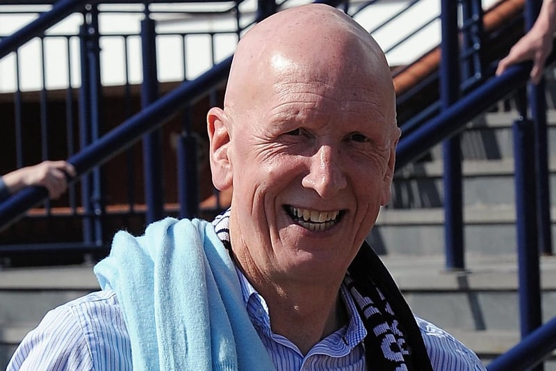 Former referee John Rowbotham was among the support - Raith Rovers against Dundee United FC at Hampden Park, Glasgow in the semi-final of the Active Nation Scottish Cup