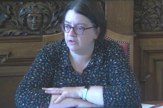 Sheffield Coun Ruth Milsom told a meeting that fees that Sheffield City Council pays to adult care providers need to rise in order to provide stability and better pay for workers. Picture: Sheffield Council webcast