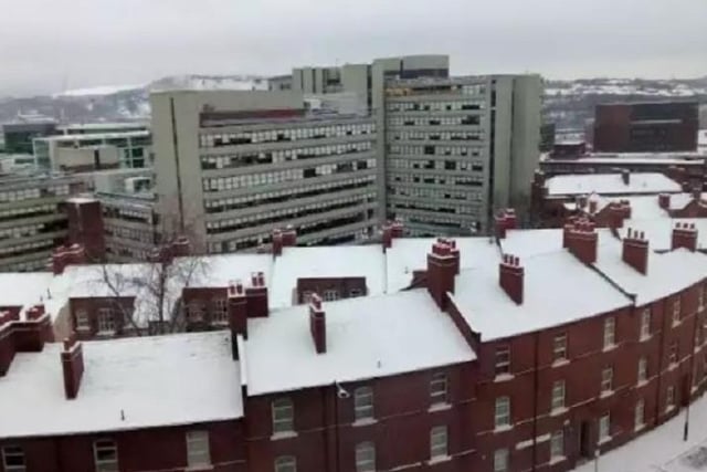 Snow in Sheffield in 2018