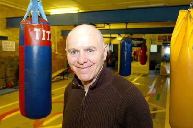 The late Brendan Ingle in his Wincobank gym