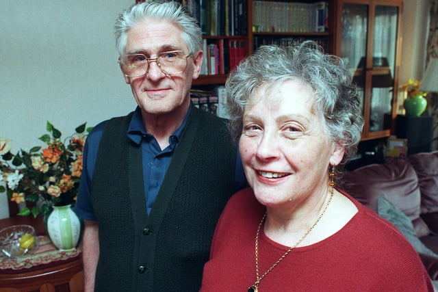 Pictured at their Home on Beeches Ave, Norfolk Park are Mr and Mrs Bond in 1999