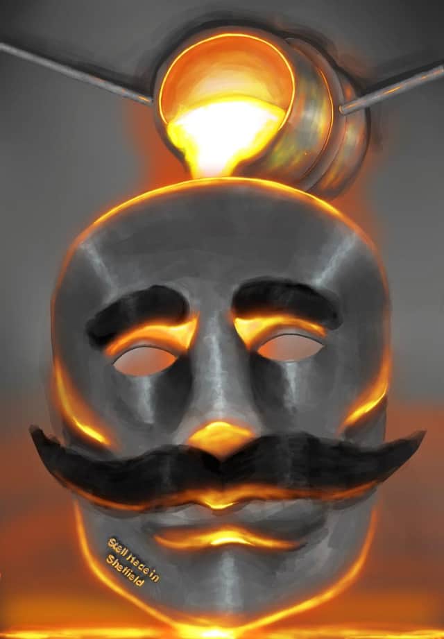 Saif Abdhullah’s (year 9) ‘Steel Mask’