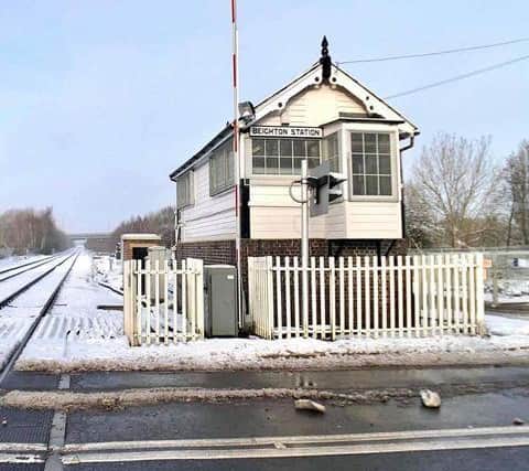The signal box at Beighton. Picture by Keith Bown.