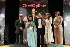 The Vine Indian Cuisine in Sheffield has been nominated for Restaurant of the Year awards, known as ARTA in London's O2 Academy. Pictured is Mohammd Munim on the left, founder of the Restaurant.