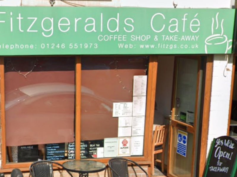Fitzgeralds Coffee Shop at Chatsworth Road in Chesterfield was rated on September 22 and has since been given the maximum score of five.