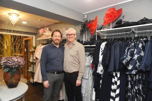 (l-r) Robert and Andrew Pearce, owners of Creatiques Bridal Boutique in Southsea