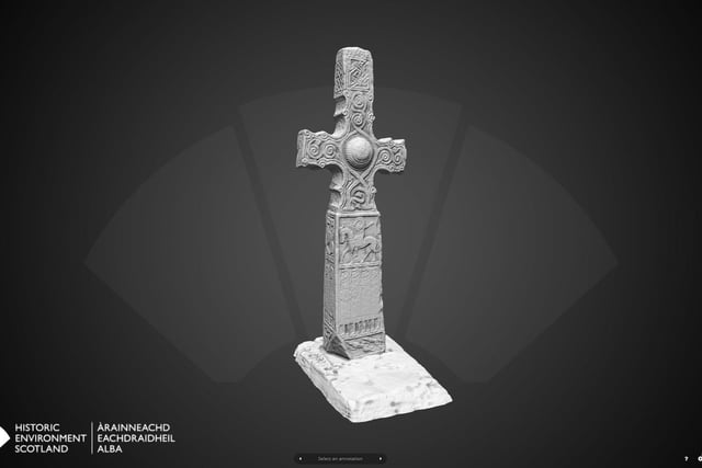 Dating from around 800AD,  this free standing cross is a rare survival from the Pictish era. Now kept at St Serf's Church at Dunning in Perthshire, it features religious, martial and animal carvings and also includes a Latin reference to early 9th century Pictish King Caustantín.