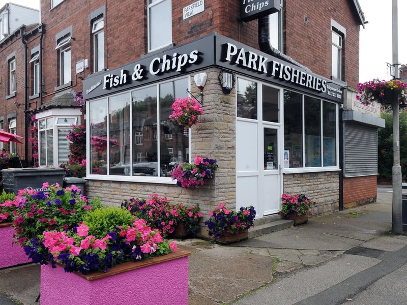 Lisa Hallewell named Park Fisheries, in Beeston as the best chippy in Leeds. Lisa said: "Lovely area to sit in and enjoy them too!"