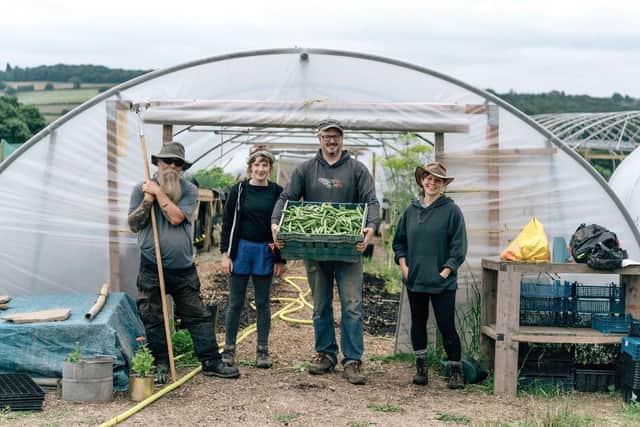 The team at the Regather Farm, aiming to support more sustainable living.