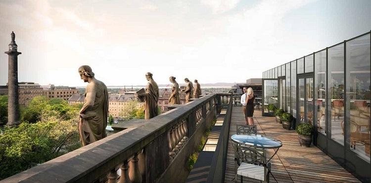 The 33-room luxury five-star Gleneagles Townhouse, which will also include restaurants, bars and shop, is being created in A-listed former bank buildings on St Andrews Square and is set to be completed by autumn this year.