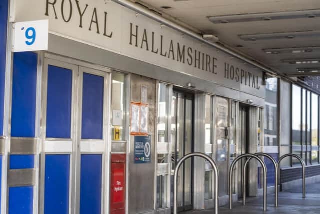 Sheffield's Royal Hallamshire Hospital. Picture: Scott Merrylees