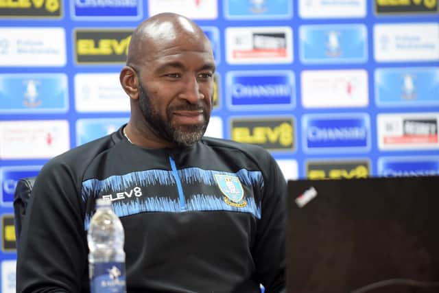Sheffield Wednesday boss Darren Moore has been on constant communication with players and staff at Sheffield Wednesday despite having to isolate away from the club.