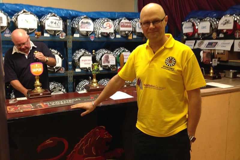 The Hartlepool Round Table Beer Festival in 2016. Pictured is chairman Mark Rycraft.