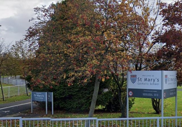 St Mary's Catholic School on Benton Park Road was given an outstanding rating after a full Ofsted report in 2009.
