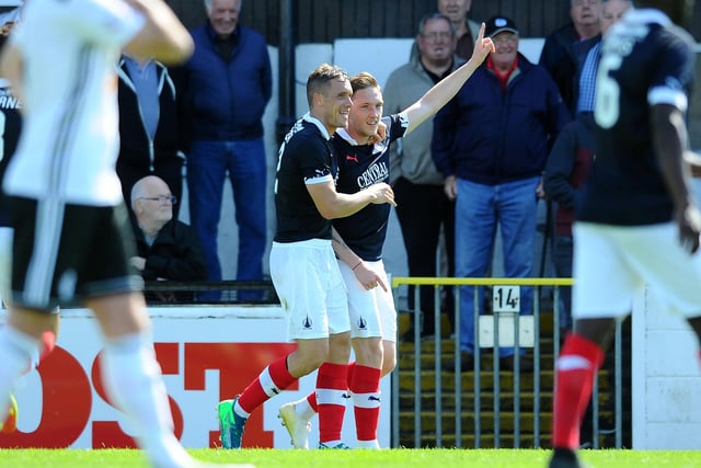 McManus got his second in as many games when he scored to make it 1-1 at Somerset Park in this Betfred Cup match which Ayr went on to win 2-1.