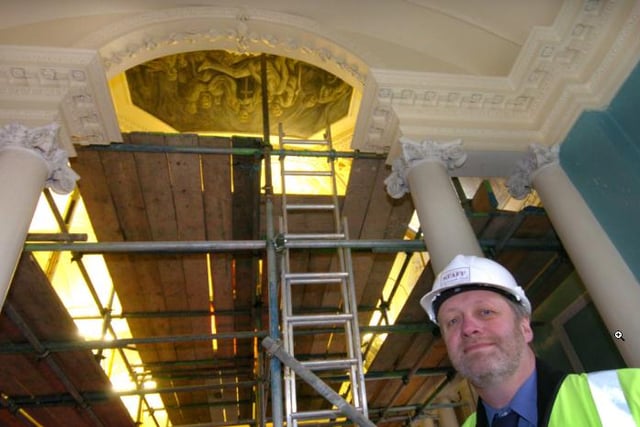 Restoration at Cusworth Hall in 2006.