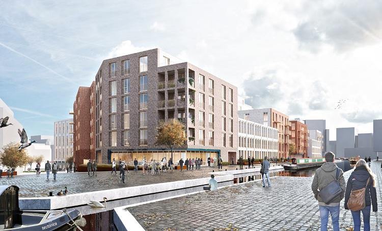 Phase one of this project, creating 5,500 m² of office space and a 262-room Moxy Hotel, was recently completed. Phase two, adding 2,253 homes and 744 m² of retail space is set to be finished by 2023.