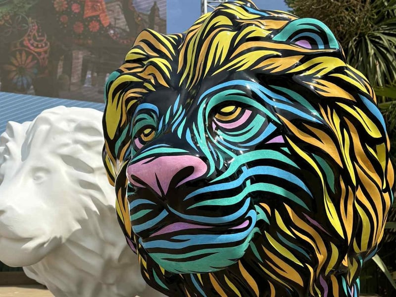 The Pride of Yorkshire lions were on the streets across South Yorkshire this summer.