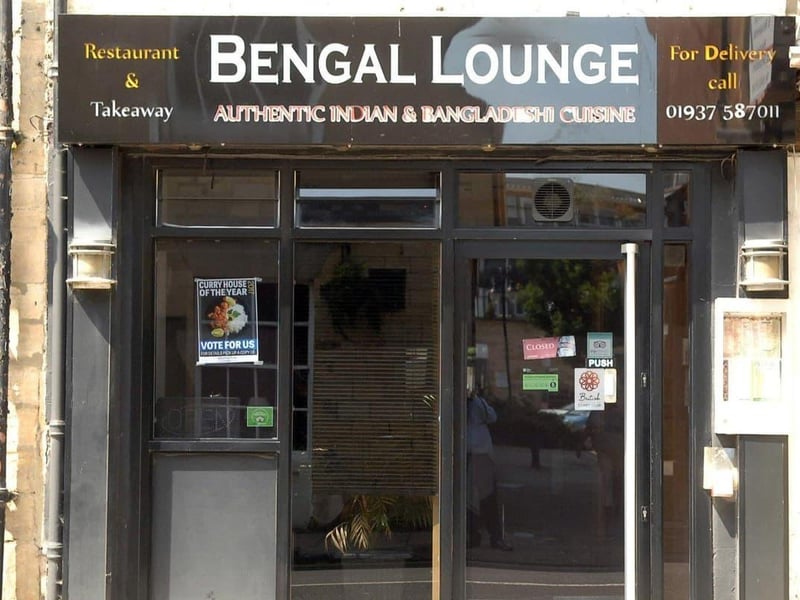 Bengal Brasserie was named next. "Located in Wetherby, praised for its friendly service and delicious traditional dishes."
