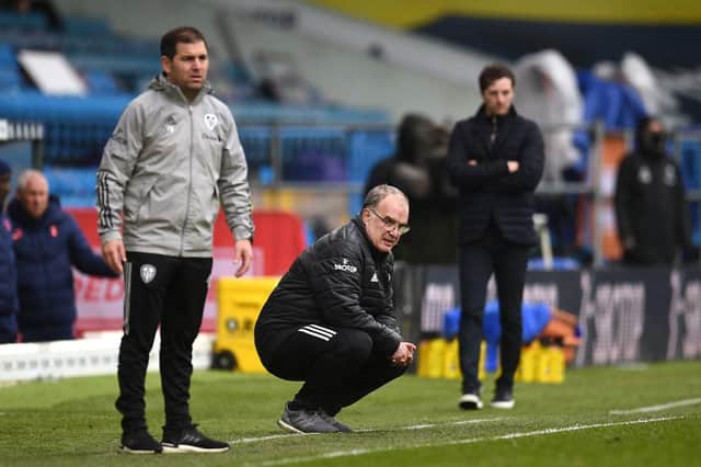 Marcelo Bielsa, Manager of Leeds United. (Photo by Oli Scarff - Pool/Getty Images)