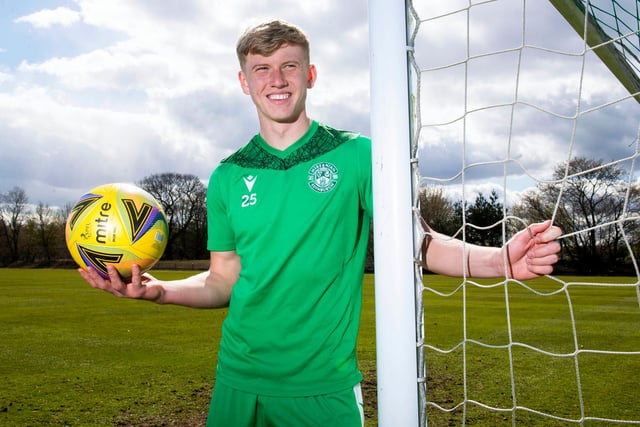 After his breakthrough a year ago, the teenage left-back has gone on to establish himself as a regular at Hibs. He scored his first senior goal in February, won the SFWA Young Player of the Year award and signed a new contract.