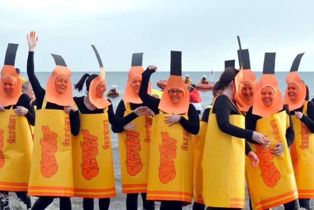 Were you pictured dressed as a sherbert dip for the 2012 event?