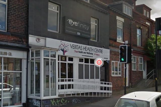 At Veritas Health Centre, Meersbrook.86.2% of people responding to the survey rated their experience of booking an appointment as good or fairly good. PIcture: Google