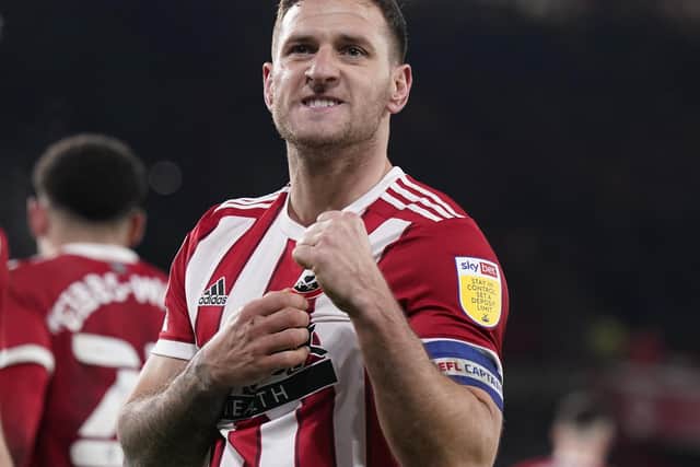 Billy Sharp, the Sheffield United captain, says his team mates have discussed the race for the play-offs: Andrew Yates / Sportimage