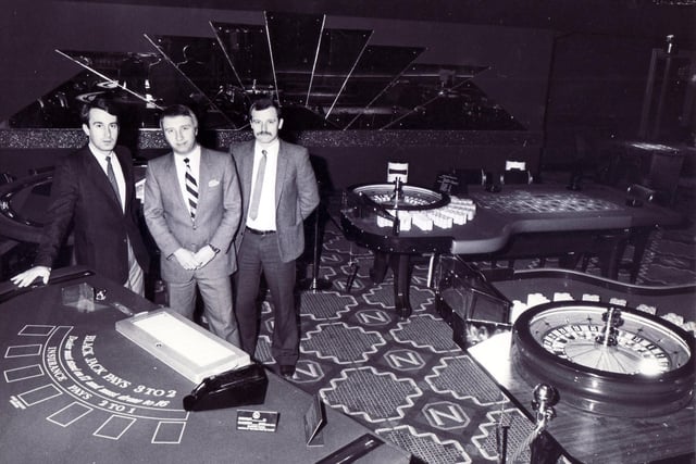 Reopening of the new Napoleon's Casino Club on Ecclesall Road, Sheffield, in December 1983