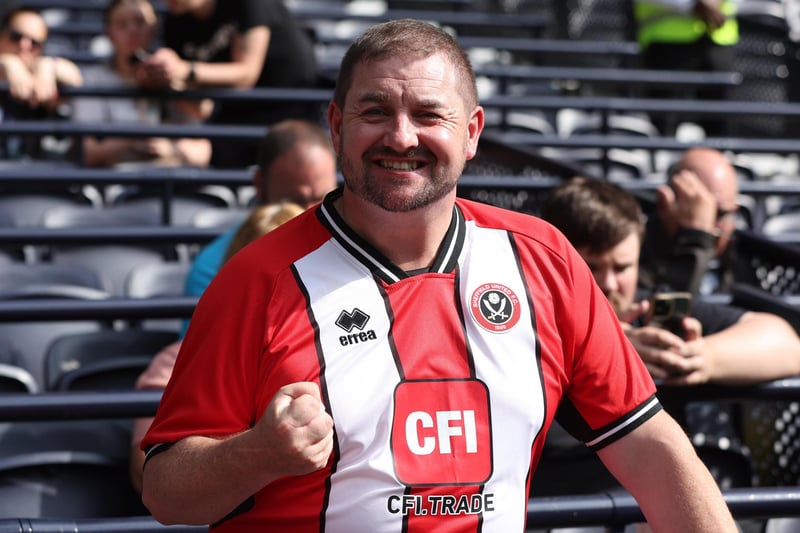 Sheffield United fans were out in big numbers for the Blades trip to the Tottenham Hotspur Stadium