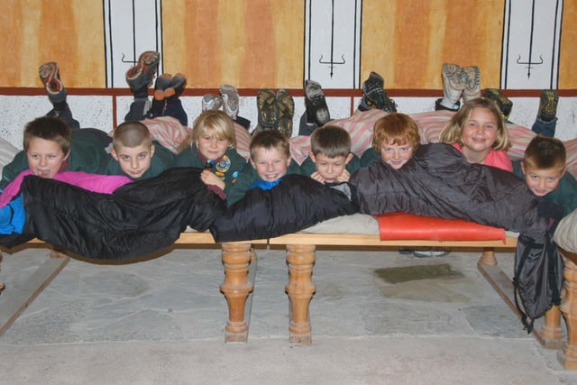 These members of the 1st Houghton Cubs were planning to spend the night at Arbeia in 2008. Recognise them?