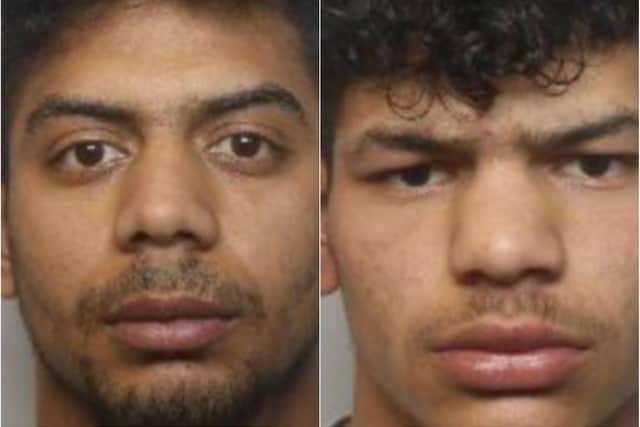 L-R: Rudolph Kroscen, aged 23, and Ludovik Kroscen, 18, both of Avondale Road, near Masbrough, Rotherham, admitted causing grievous bodily harm with intent after their neighbour was attacked. They were jailed at Sheffield Crown Court.
