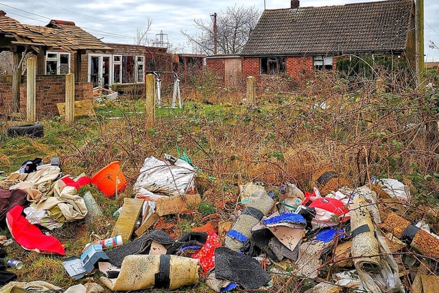 Lost Places & Forgotten Faces says fly-tipping is rife at the site.