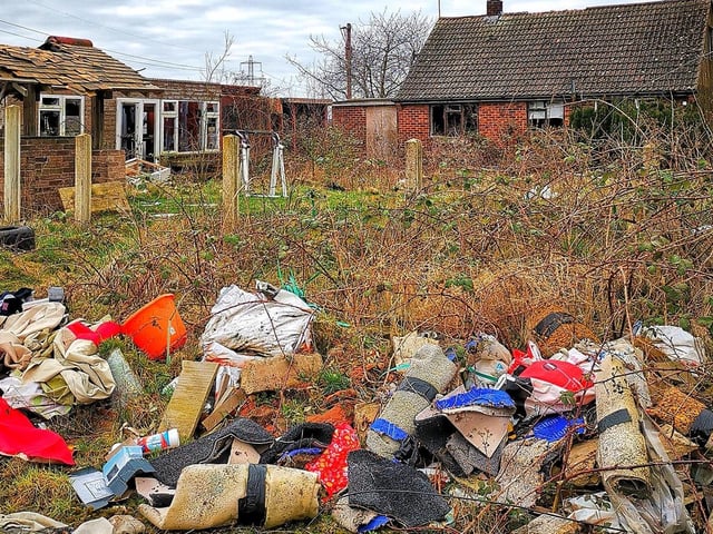 Lost Places & Forgotten Faces says fly-tipping is rife at the site.