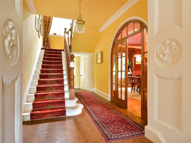 Hallway and staircase.