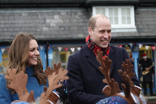 The Duke and Duchess of Cambrige in Berwick. Picture: Dawn Robertson