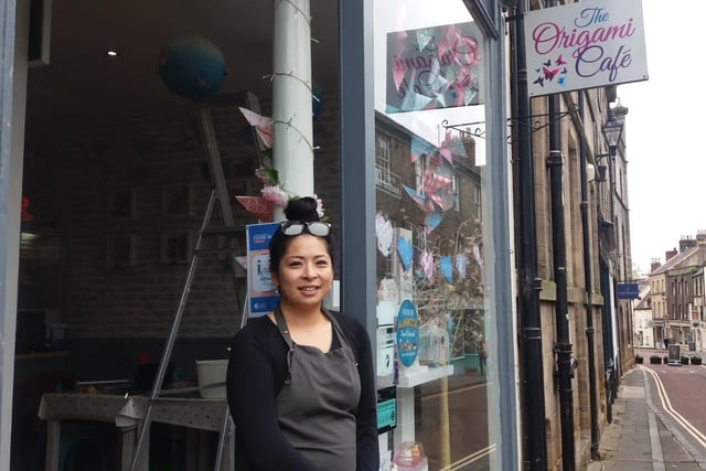 Judy Wong, of the Origami Cafe, has launched a takeaway service for customers.