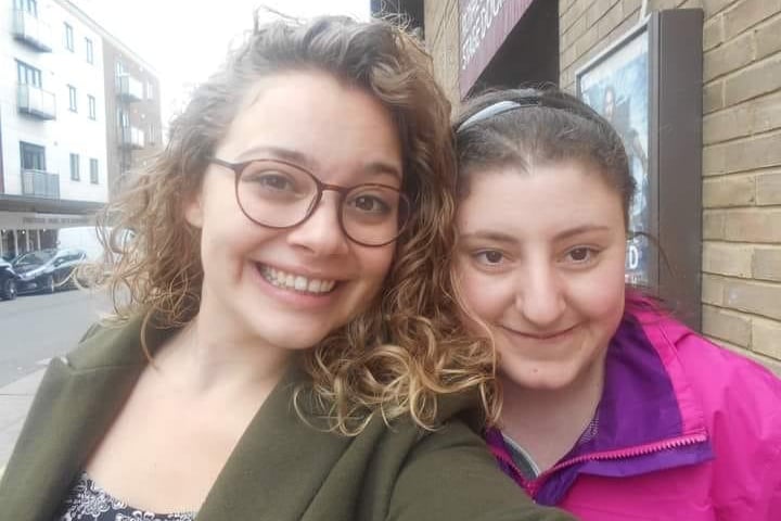 Ellena Anastasiades said: "I met Carrie Hope Fletcher at the Royal and Derngate Theatre in Northampton in 2017 and she offered to take the selfie which made me so happy!"