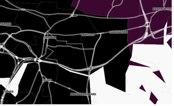 Cases fell by 5.4 per cent in Cosham South in the seven days to January 6. However the case rate was still 1,699.1 per 100,000.