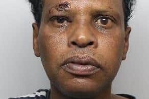 Pictured is homeless man Adel Deoud, aged 40, of no fixed abode, who has been sentenced to 36 weeks of custody after he was caught with an imitation firearm in Sheffield city centre.