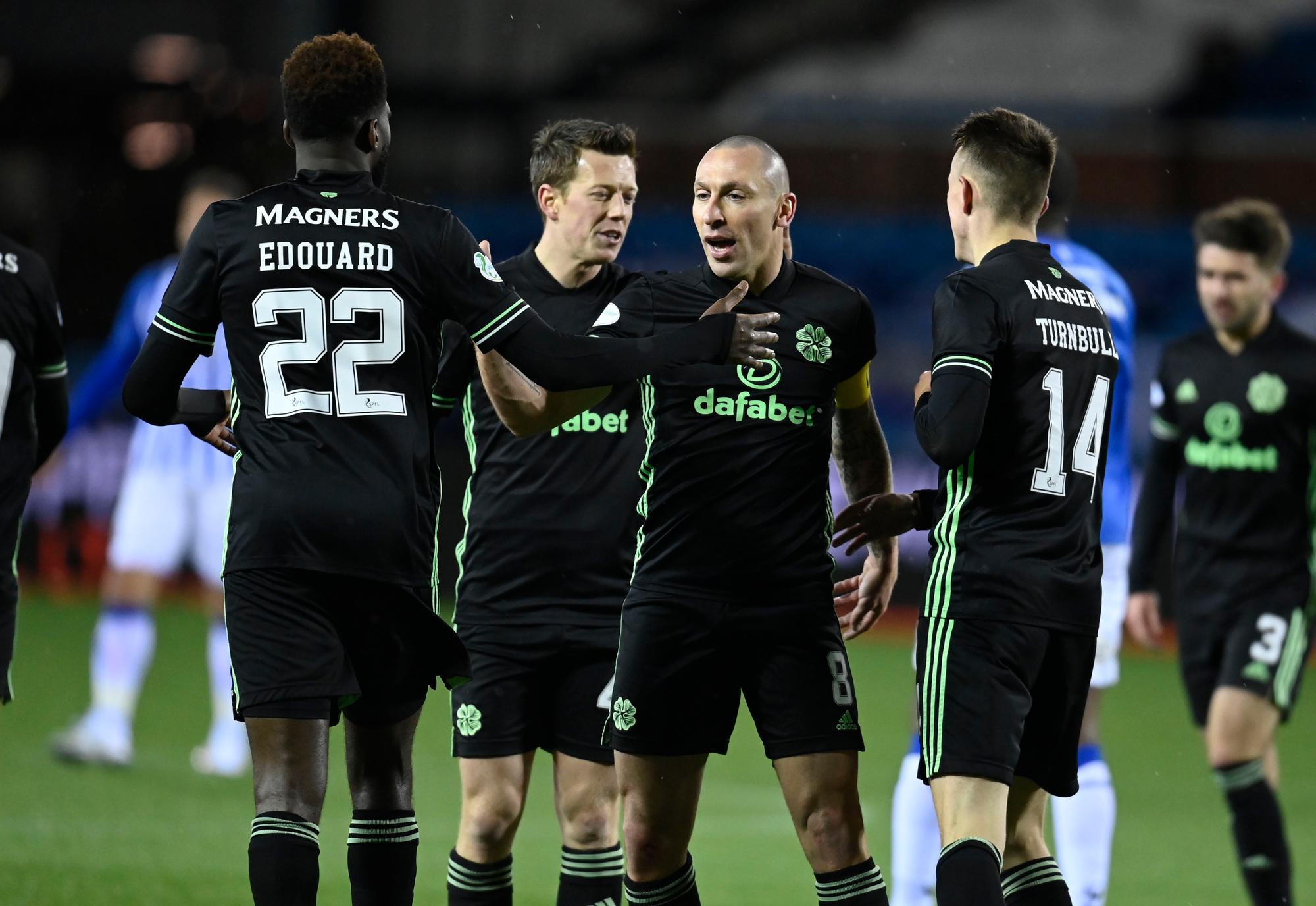 Celtic stars celebrate