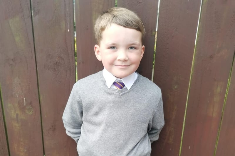 William Butler, aged 5, going into Year 1 at St Teresa's.