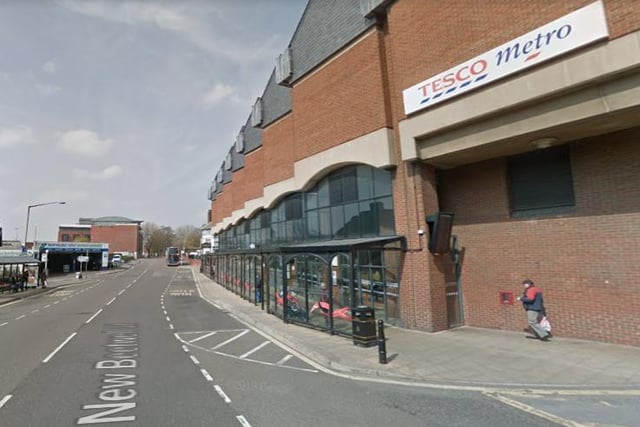 There were as many as 10 cases of shoplifting reported near New Beetwell Street.