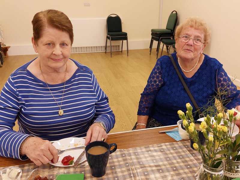 The guests enjoyed a delicious Cream Tea.