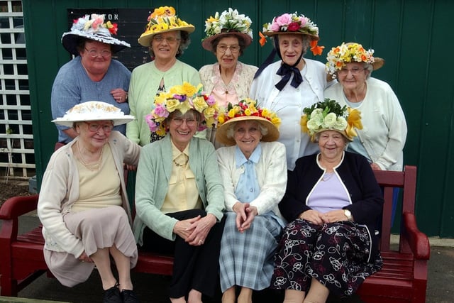 The winners of the Easter bonnet parade at Sutton Hall in 2004. Does this bring back happy memories?