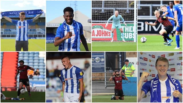 Eight of Hartlepool United's signings so far this season.
