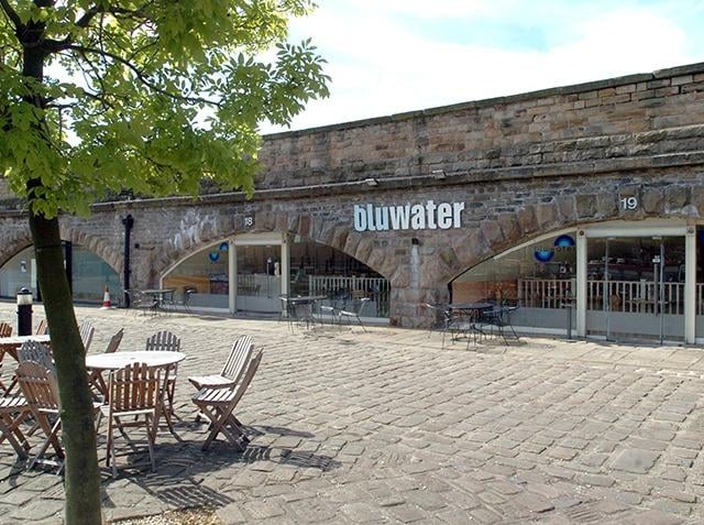 The Bluwater restaurant, Victoria Quays, Sheffield, May 12, 2005