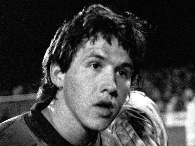 Despair for Kevin Hitchcock after losing on penalties to Wigan Athletic in the Freight Rover Trophy Northern Area final.