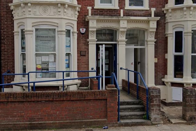 Number of registered patients: 11,817. Address: 36 Waverley Road, Southsea, PO5 2PW